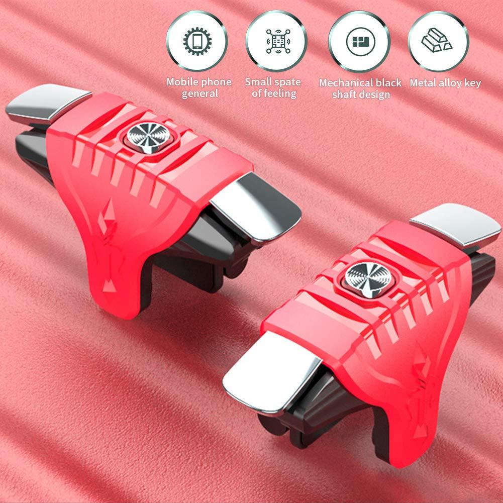 Mobile Game Controller Triggers Compact Lightweight Compatible with Smartphones Fast Aiming Mobile Gaming Accessory for Shooter Games