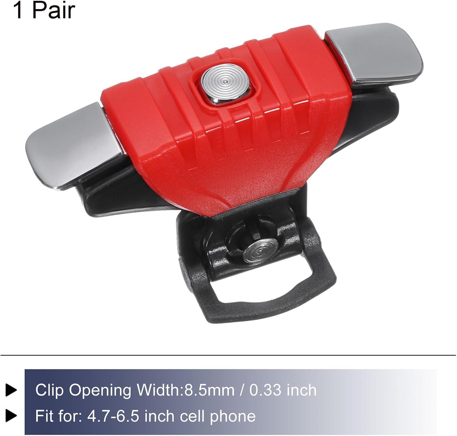 Mobile Game Controller Triggers Compact Lightweight Compatible with Smartphones Fast Aiming Mobile Gaming Accessory for Shooter Games