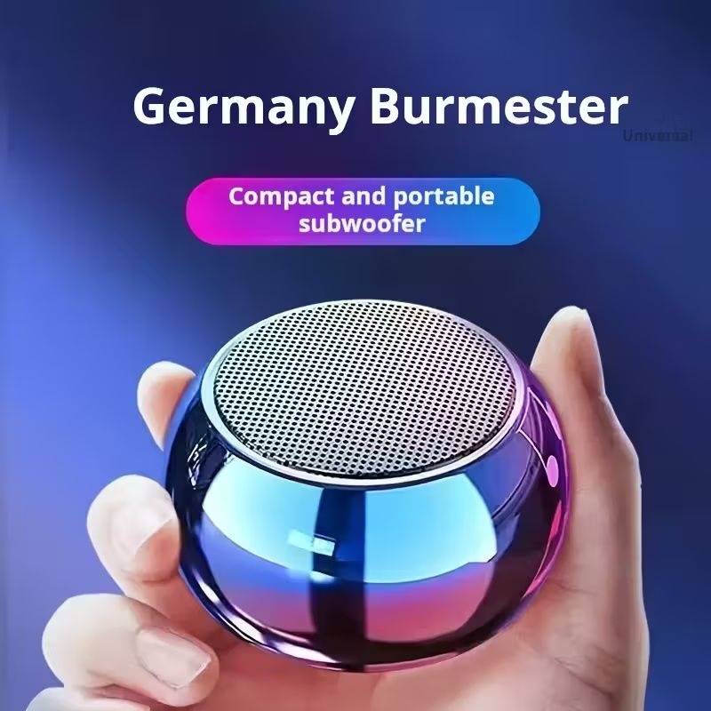 Portable Mini Wireless Speaker with, - Operation & Low-Voltage Design - Compact Wireless Sound System for, Travel, Parties, PC/Laptop/TV - Compatible with Smartphones, Tablets, Smart Speakers