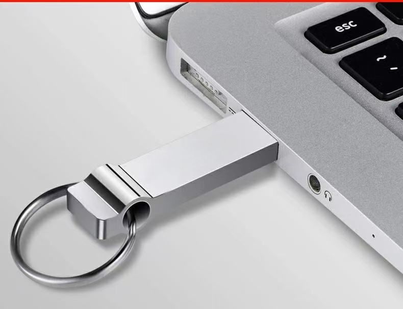 【Final Clearance】USB Flash Drives 32/64GB Flash USB Drive Metal USB Stick with Key Ring Memory Stick Thumb Drives U S B Storage Flash Drive 2.0 for Pc Laptop Computer Speaker forfor Women Men