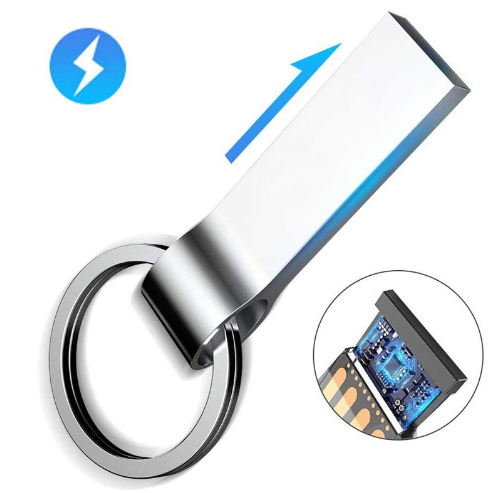 【Final Clearance】USB Flash Drives 32/64GB Flash USB Drive Metal USB Stick with Key Ring Memory Stick Thumb Drives U S B Storage Flash Drive 2.0 for Pc Laptop Computer Speaker forfor Women Men
