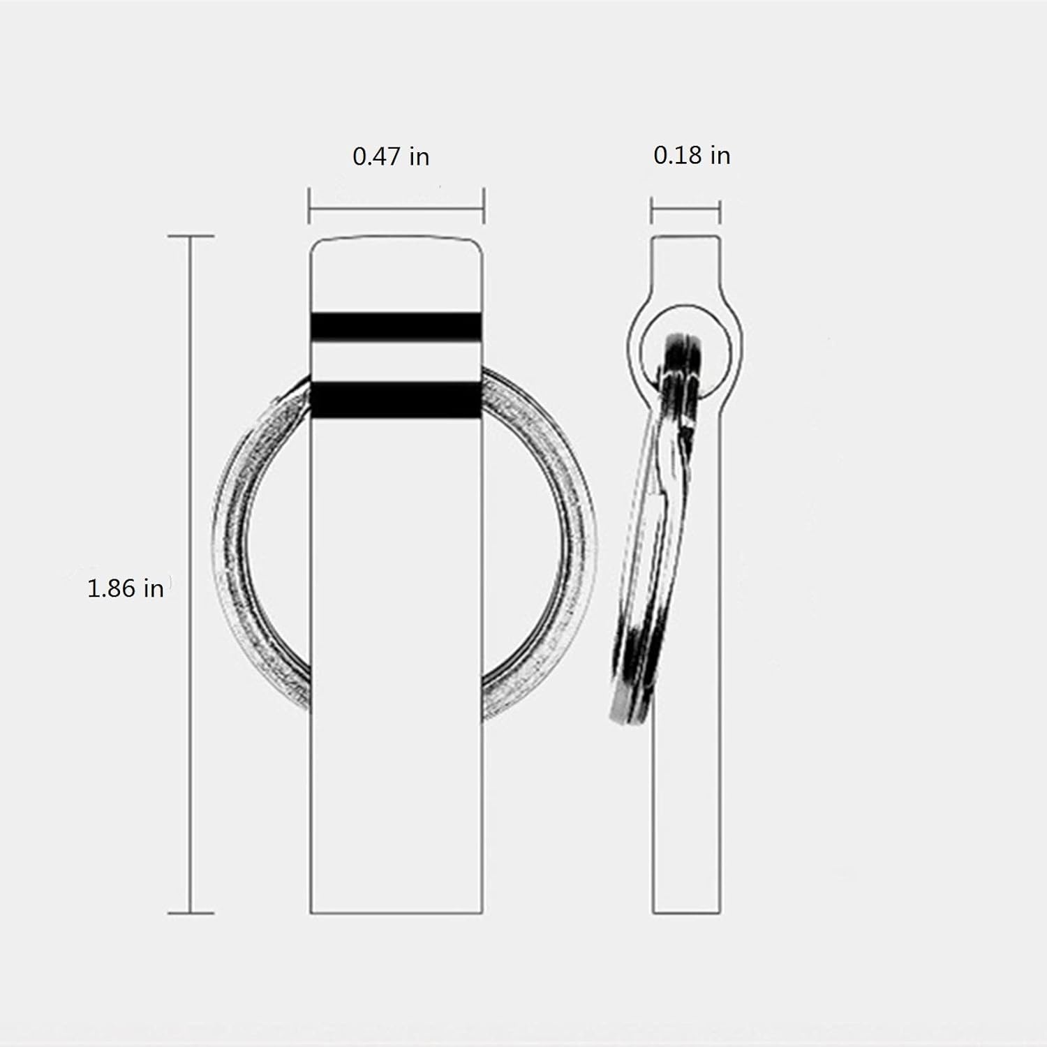 【Final Clearance】USB Flash Drives 32/64GB Flash USB Drive Metal USB Stick with Key Ring Memory Stick Thumb Drives U S B Storage Flash Drive 2.0 for Pc Laptop Computer Speaker forfor Women Men