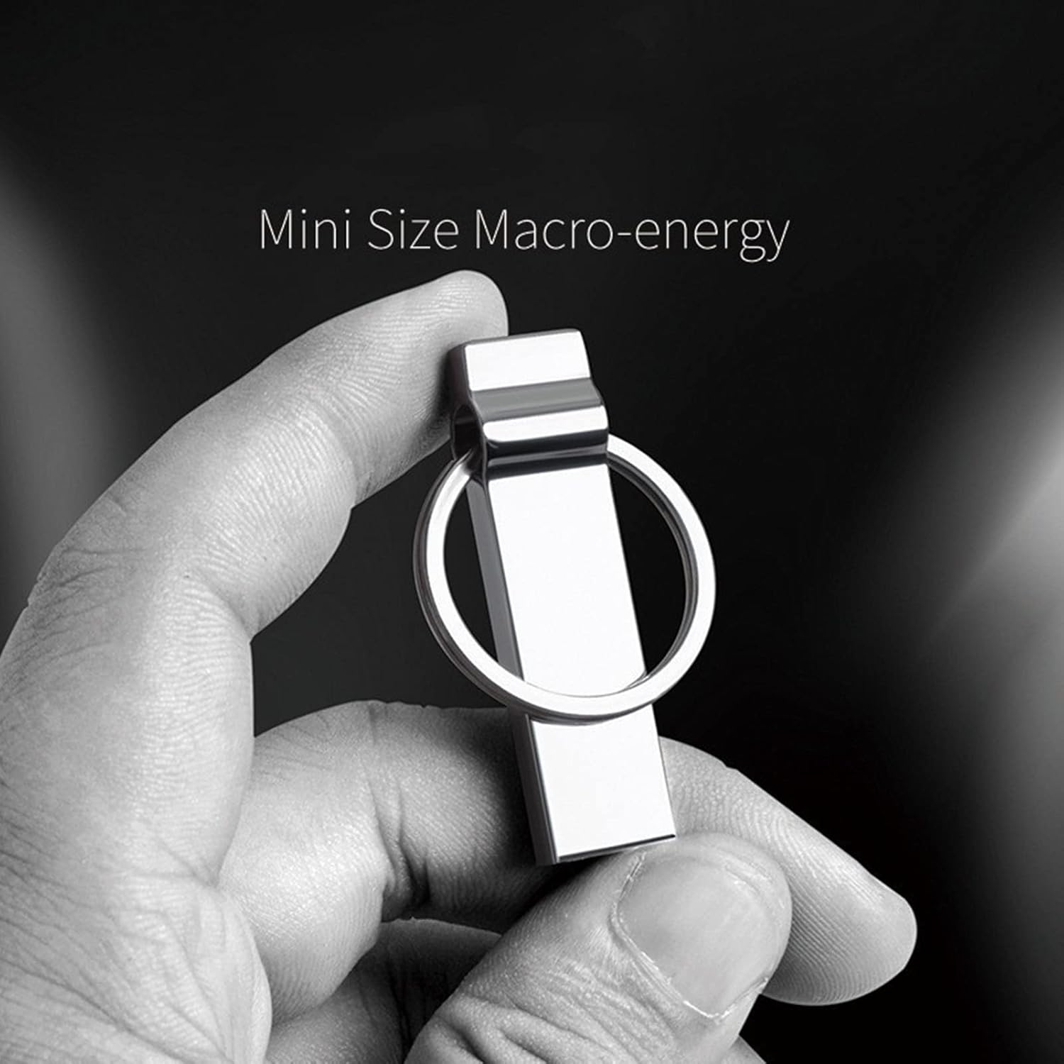 【Final Clearance】USB Flash Drives 32/64GB Flash USB Drive Metal USB Stick with Key Ring Memory Stick Thumb Drives U S B Storage Flash Drive 2.0 for Pc Laptop Computer Speaker forfor Women Men