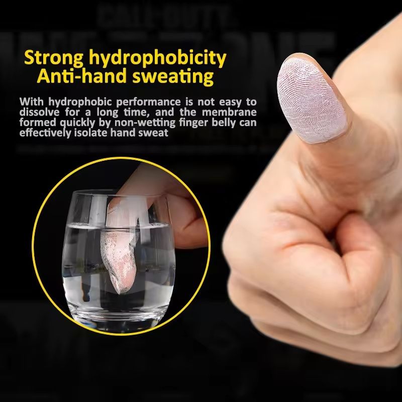 【Final Clearance】Solid Hand Game Powder Hand Speed Powder King Eat Chicken Fingers Anti-slip And Anti-sweat Esports Hand Game Powder Hand Game