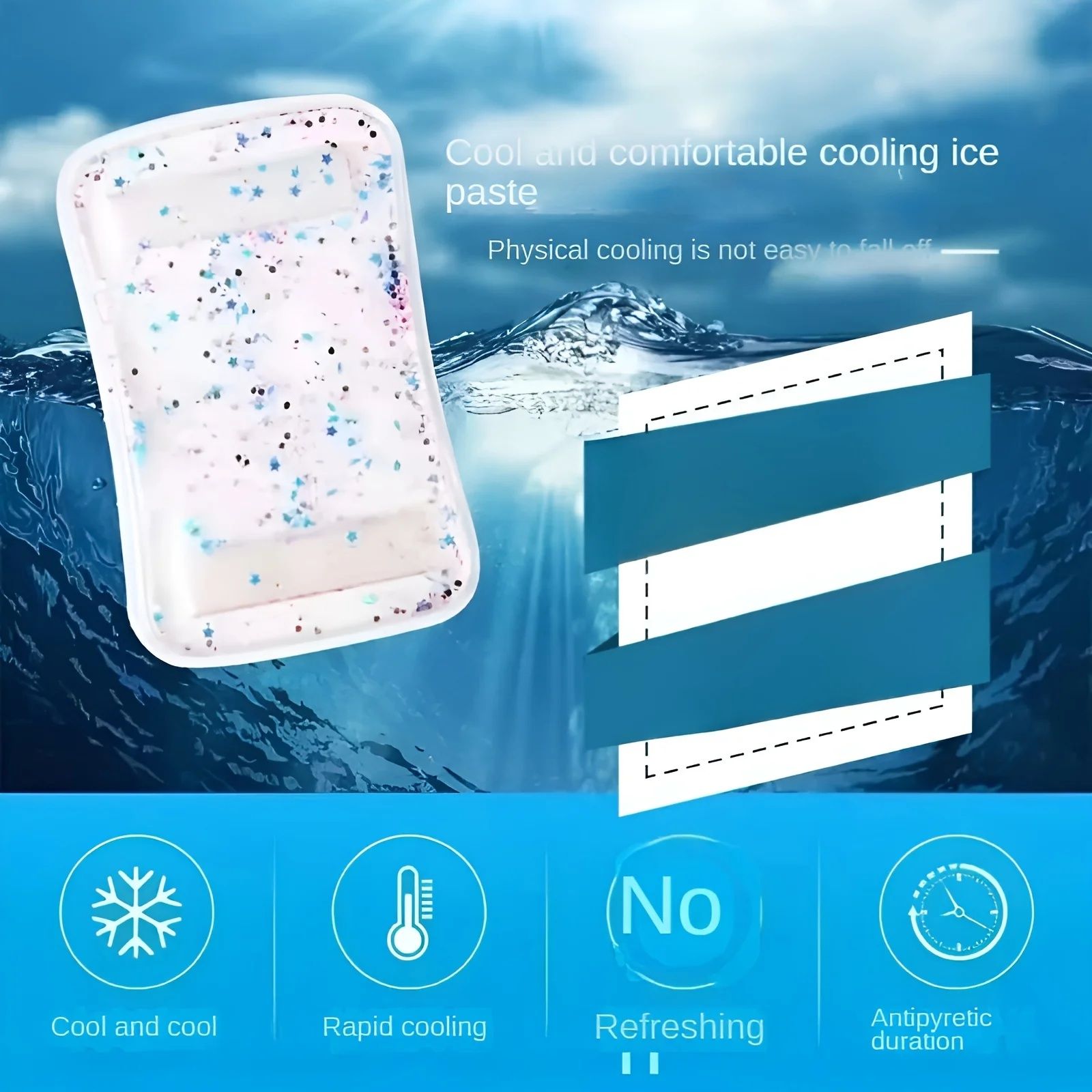 【Final Clearance】Quick Stick Reusable Physical Cooling Sticker for Mobile Phones Easy Peel Fast Heat Dissipation Gaming Phone Accessories