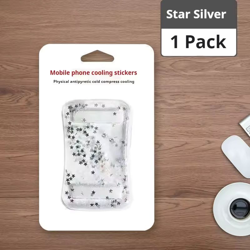 【Final Clearance】Quick Stick Reusable Physical Cooling Sticker for Mobile Phones Easy Peel Fast Heat Dissipation Gaming Phone Accessories