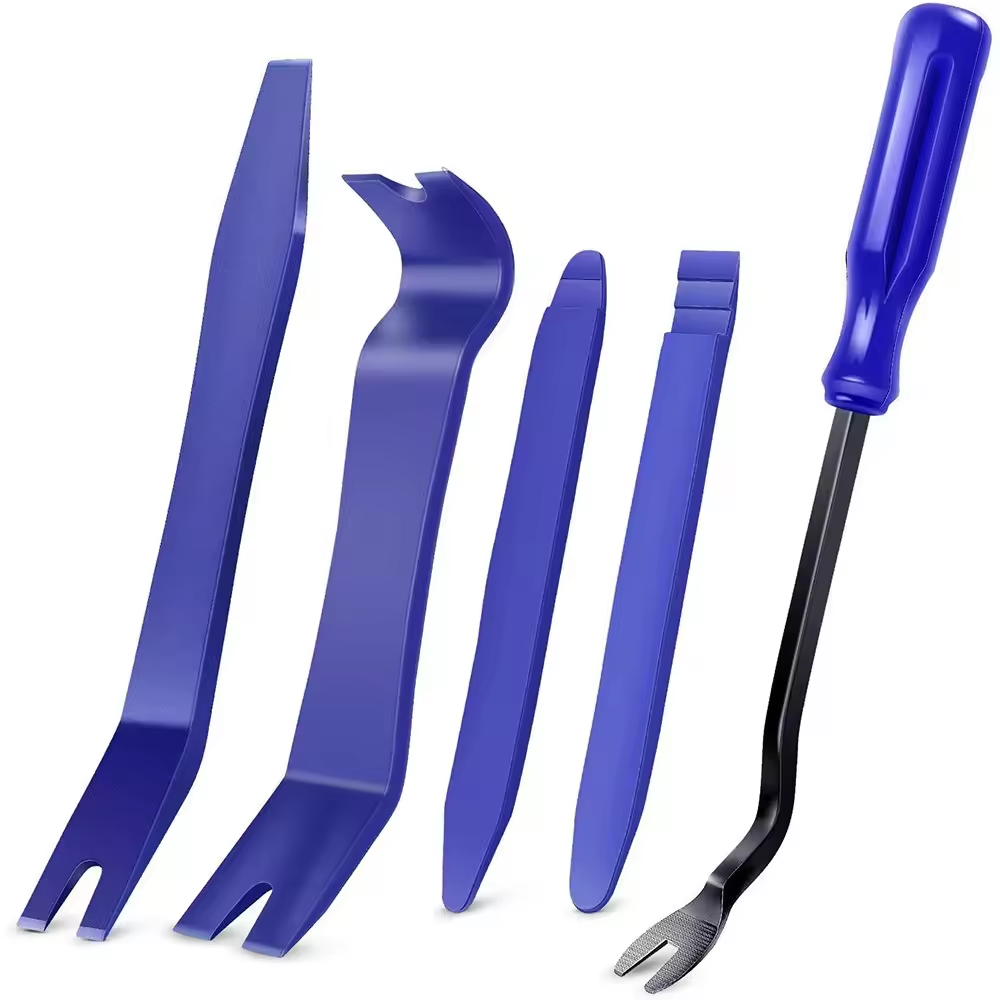 Car Door Clip Trim Removal Tools 5Pcs Kits Car Interior Repairing Tool Car Disassembly Tool  DVD Repair Tool Dashboard Removal Tool Interior Plastic Trim Panel