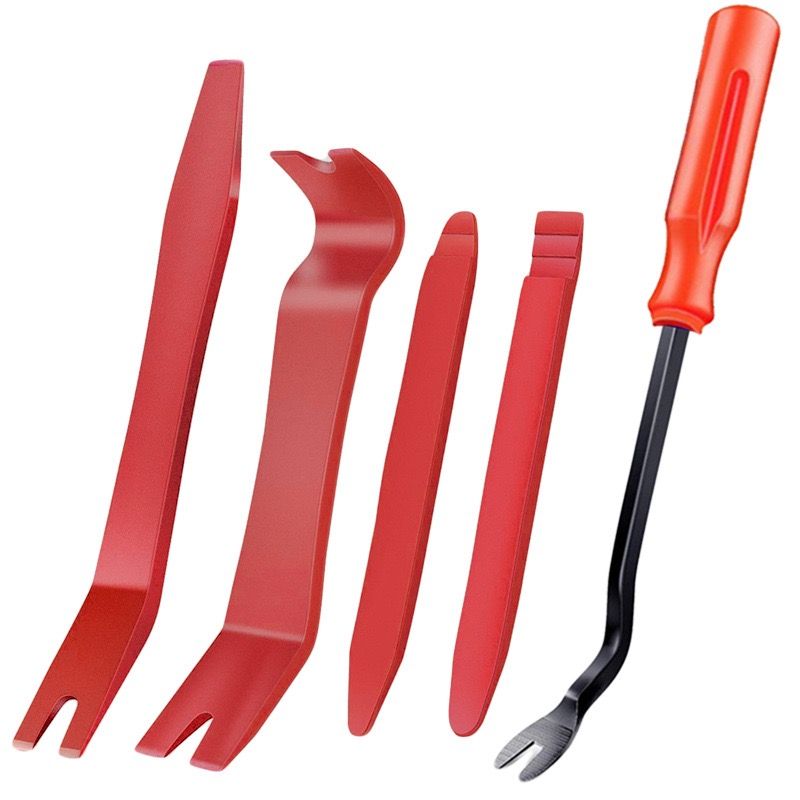 Car Door Clip Trim Removal Tools 5Pcs Kits Car Interior Repairing Tool Car Disassembly Tool  DVD Repair Tool Dashboard Removal Tool Interior Plastic Trim Panel