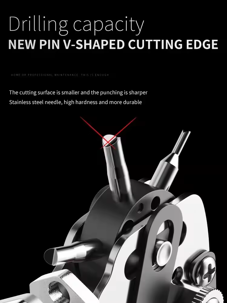 Leather Belt  Hole Punch Plier New Design Eyelet Puncher DIY Tool Watchband Strap Household Punching Leathercraft Leather Belt