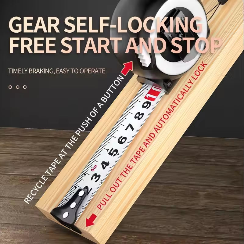 Tape Measure Drop Resistant Wear Resistant Thickened Portable Tape Measure 3 .5m Steel Tape Measure High Precision Ranging Tool  Laser Wear-resistant Measuring Tool