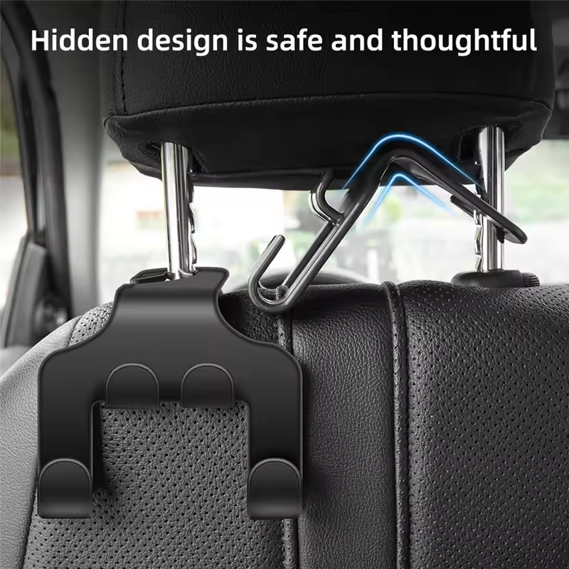 Car Back Seat Hook Hanging Storage Mobile Phone Holder Stand Lazy Rear Seat Phone Headrest Bracket For iPhone Samsung All Phones ， Car Electronics Accessories