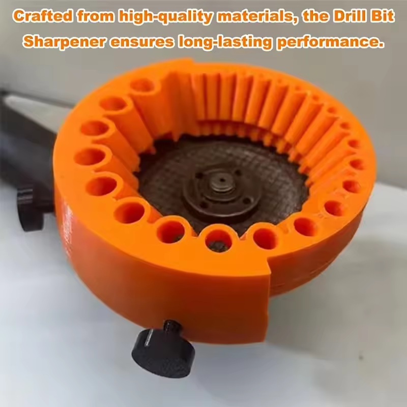 Portable Drill Bit Sharpener Multipurpose Drill Bit Grinding Sharpener Polishing Grinding Tool Powered Drill Bit Tool Parts Applicable Angle Grinder