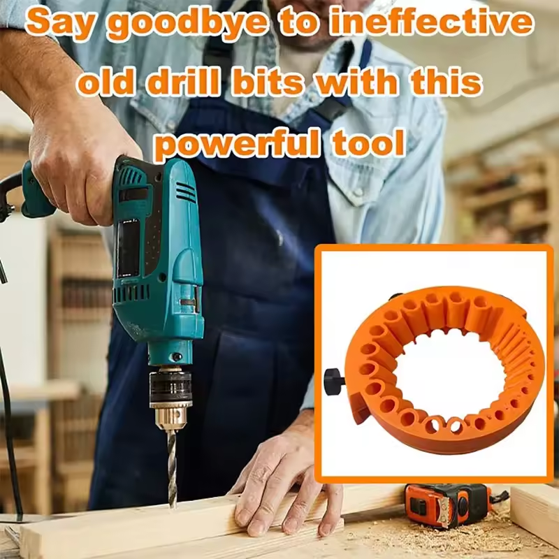 Portable Drill Bit Sharpener Multipurpose Drill Bit Grinding Sharpener Polishing Grinding Tool Powered Drill Bit Tool Parts Applicable Angle Grinder