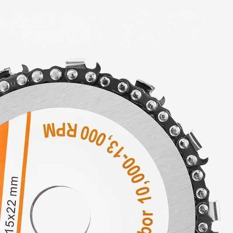 4" Wood Carving Disc for Angle Grinder，Angle grinder and Oil Electric Saw Chain Saw Blade  100mm, Wood Cutting and Grooving Saw Blades (10,000–13,000 RPM)