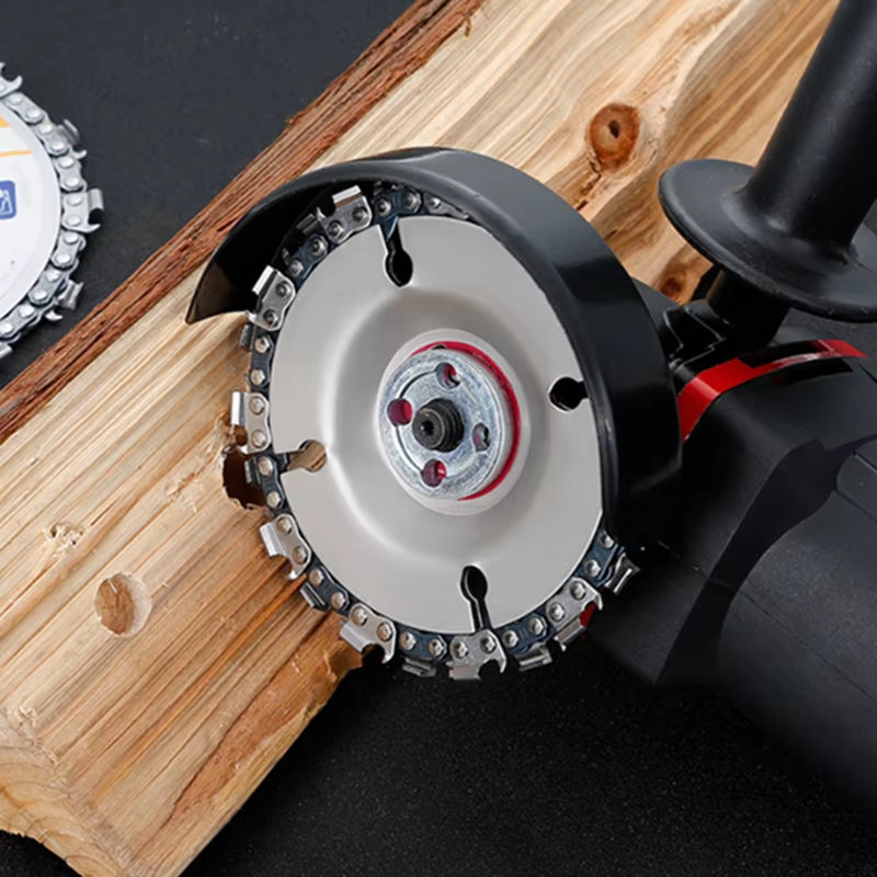 4" Wood Carving Disc for Angle Grinder，Angle grinder and Oil Electric Saw Chain Saw Blade  100mm, Wood Cutting and Grooving Saw Blades (10,000–13,000 RPM)