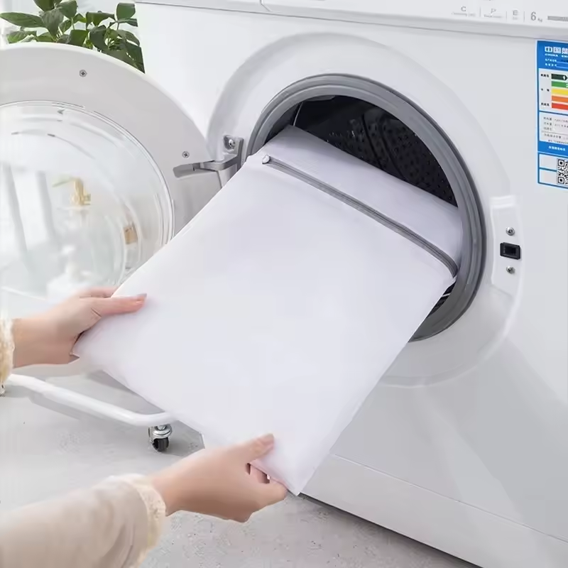 4PC Laundry Wash Bags Basket  Laundry Hand Bags Reusable Washing Machine Clothing Care Wash Bag Mesh Net Bra Socks Lingerie Underwear Laundry Storage  Washing Machine Clothes Protection Net