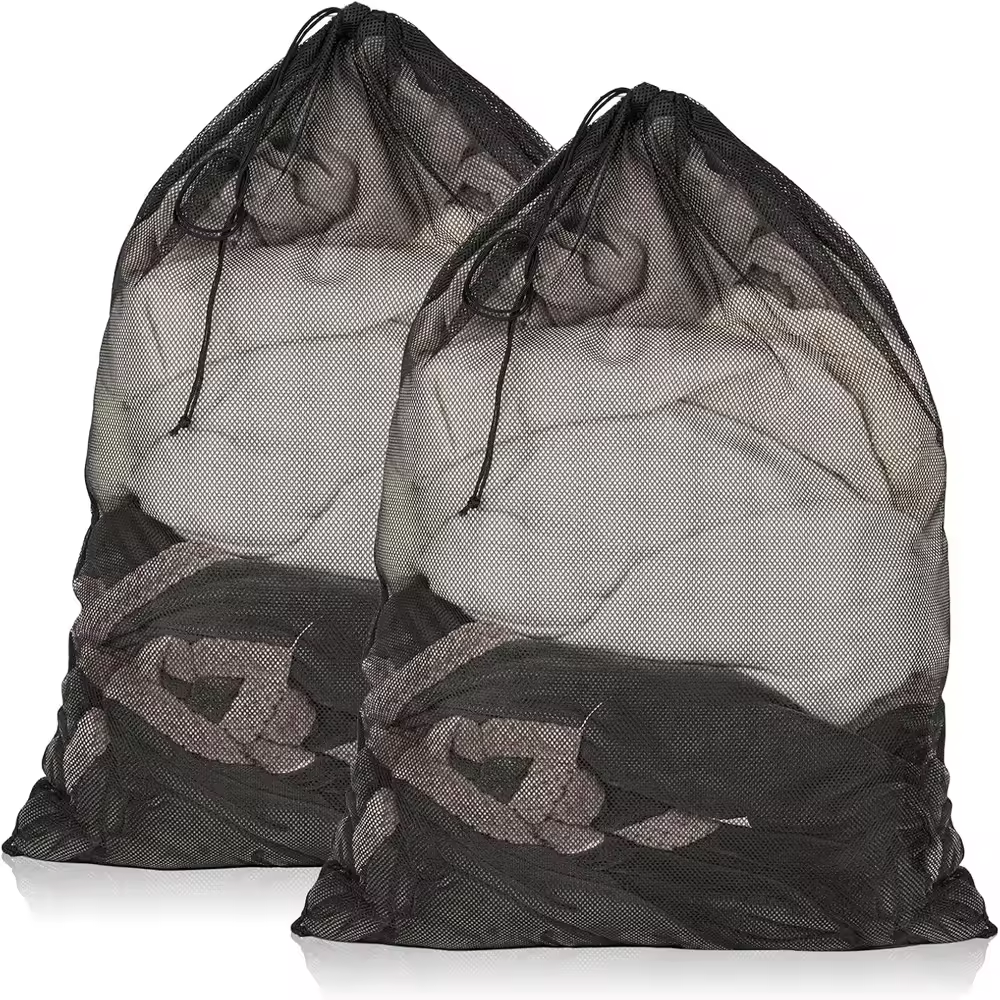2Pcs/Set Big Size Large Washing Mesh Laundry Bags Organizer Net Dirty Bra Socks Underwear Shoe Storag Wash Machine Cover Clothes