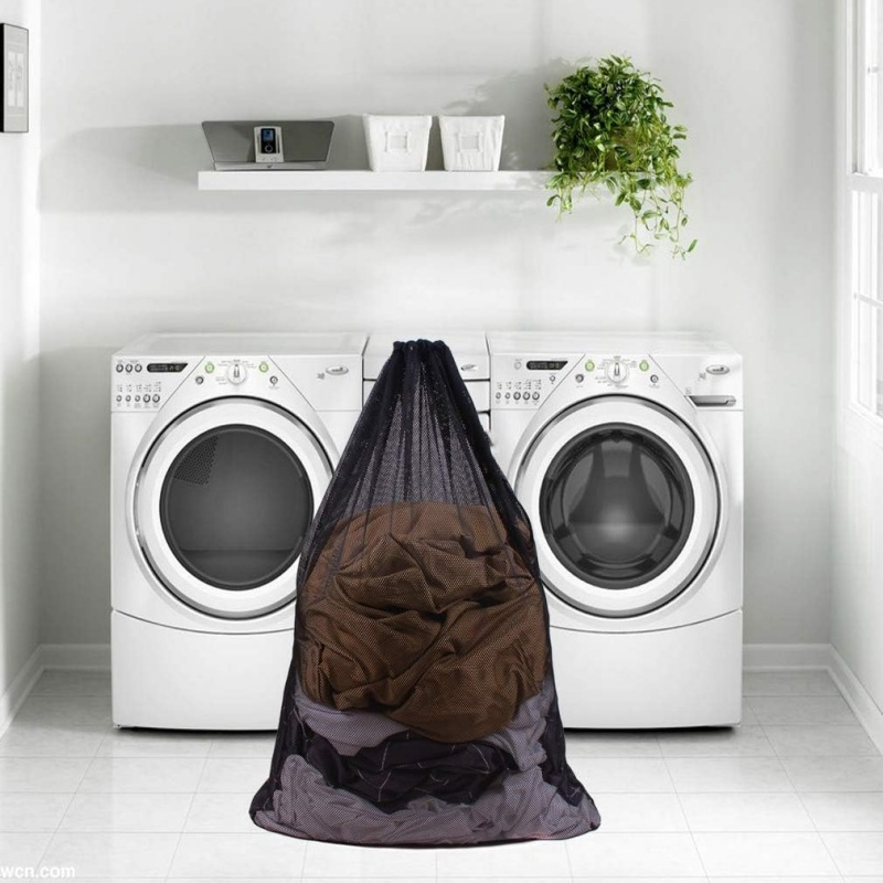 2Pcs/Set Big Size Large Washing Mesh Laundry Bags Organizer Net Dirty Bra Socks Underwear Shoe Storag Wash Machine Cover Clothes