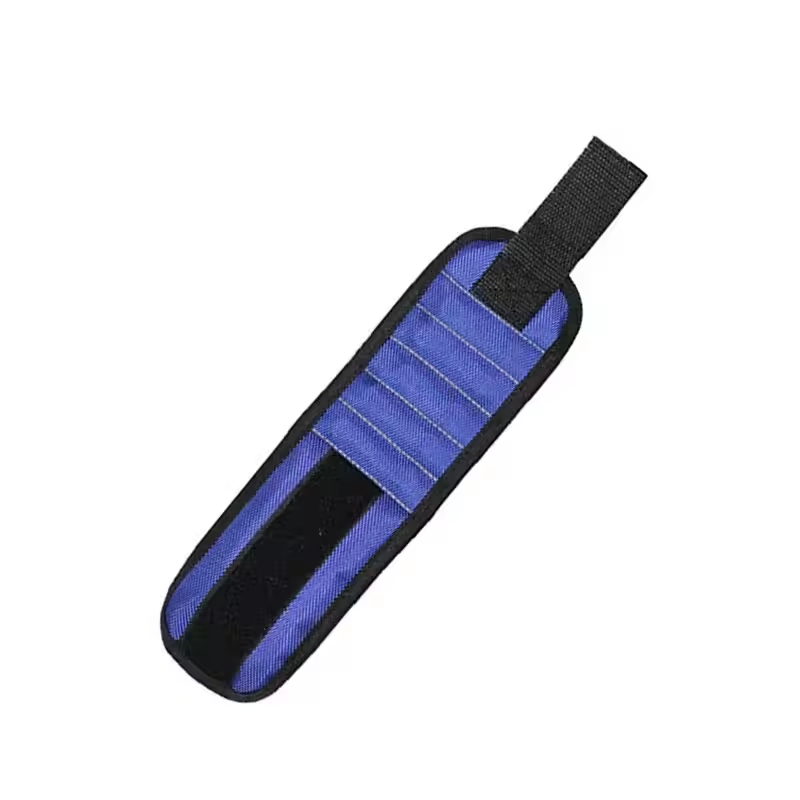 Strong Magnetic Wristband for Holding Screws,Nails,Drilling Bits,Wrist Tool Holder Belts with Strong Magnets,five Rows of Ten Magnets， Portable Tool Bag Electrician Adjustable Wrist Belt