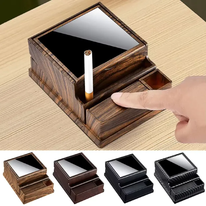 Cigarette Box Automatic Bullet Retro Moisture Proof Large Capacity of 40pcs Storing Portable Travel Daily Cigarette Storage Case