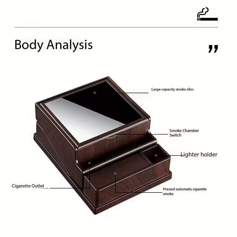 Cigarette Box Automatic Bullet Retro Moisture Proof Large Capacity of 40pcs Storing Portable Travel Daily Cigarette Storage Case