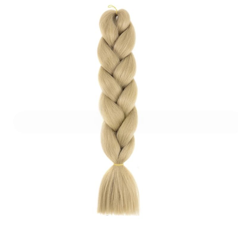 Women's Jumbo Crochet Hair Extensions Colorful Party Highlight Clip-in Braids Multicolor Straight Synthetic Hair Braids for Parties, Halloween, Christmas, Music Festivals, Mother's Day Afro Wig