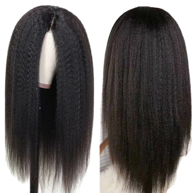 Wisg for Lady Heat-Resistant Synthetic Fiber Wig for Women - Afro Curly/Kinky Black Natural Look Wig with Adjustable Cap Net Durable & Versatile for Daily Use Parties Gift for Women