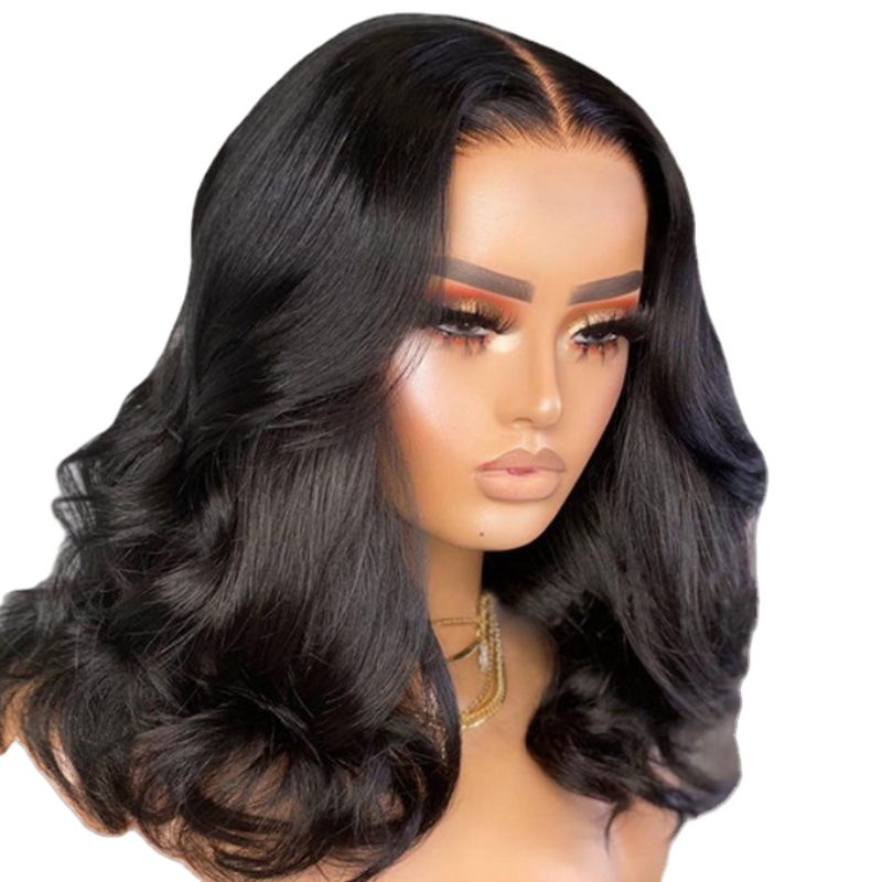 Wigs for Lady Short Curly Wigs for African Women Black Wave Synthetic Hair for Women Gift