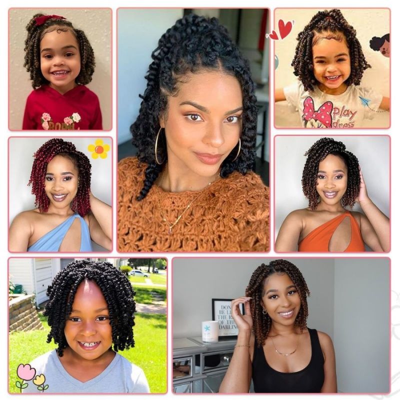 Fashion Braids Wigs Dreadlocks 11 Strands 14 Inches Black and Red Synthetic Extensions Reggae Style Crochet Hair for Women Suitable for Daily Wear and Holiday Parties