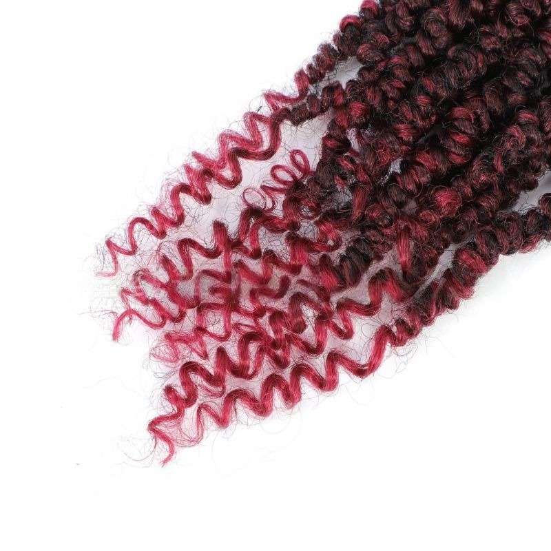Fashion Braids Wigs Dreadlocks 11 Strands 14 Inches Black and Red Synthetic Extensions Reggae Style Crochet Hair for Women Suitable for Daily Wear and Holiday Parties