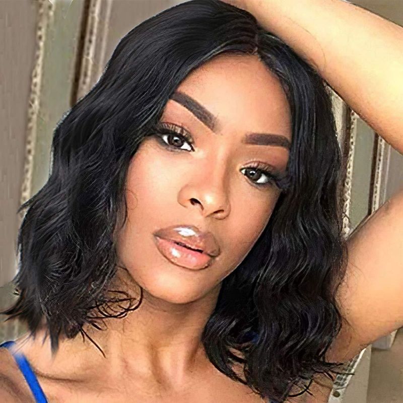 Elegant Women'S Short Curly Wig with Natural Afro Texture 19 Inches Heat Resistant Synthetic Fiber with Buckle Closure Perfect for Daily Wear Party Wigs for Women Gift