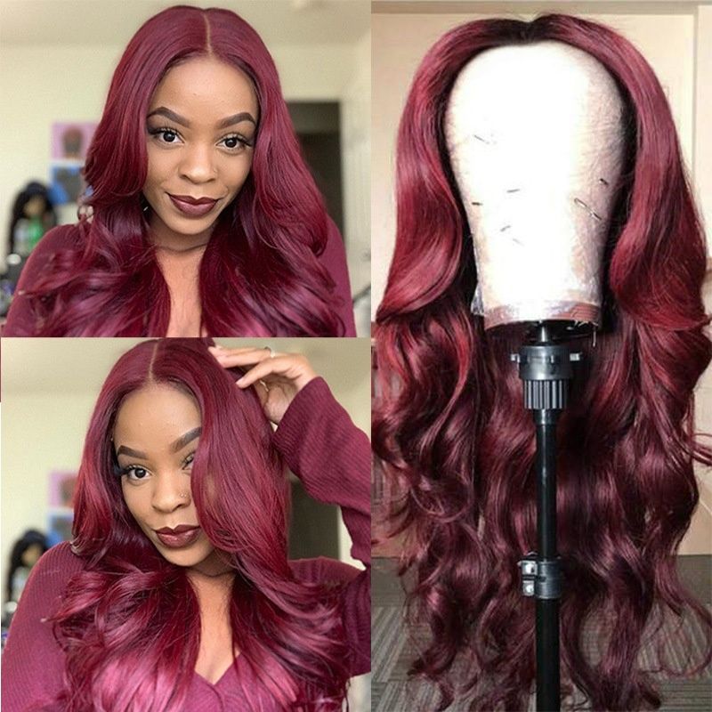 Women's Wig With Large Waves African Long Curly Hair Without Bangs Fashionable 27 Inches Red Synthetic Wig Suitable for Women Perfect for Daily Wear and Holiday Gift for Women