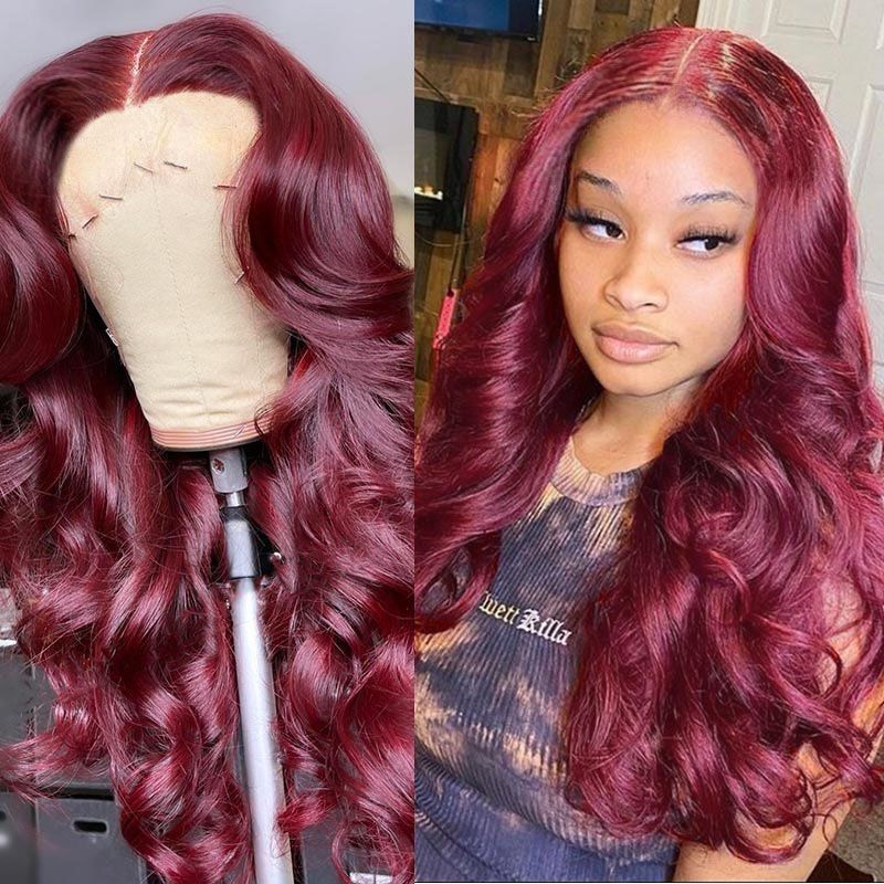 Women's Wig With Large Waves African Long Curly Hair Without Bangs Fashionable 27 Inches Red Synthetic Wig Suitable for Women Perfect for Daily Wear and Holiday Gift for Women
