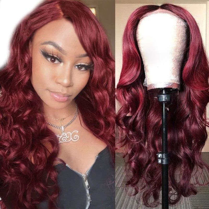 Women's Wig With Large Waves African Long Curly Hair Without Bangs Fashionable 27 Inches Red Synthetic Wig Suitable for Women Perfect for Daily Wear and Holiday Gift for Women