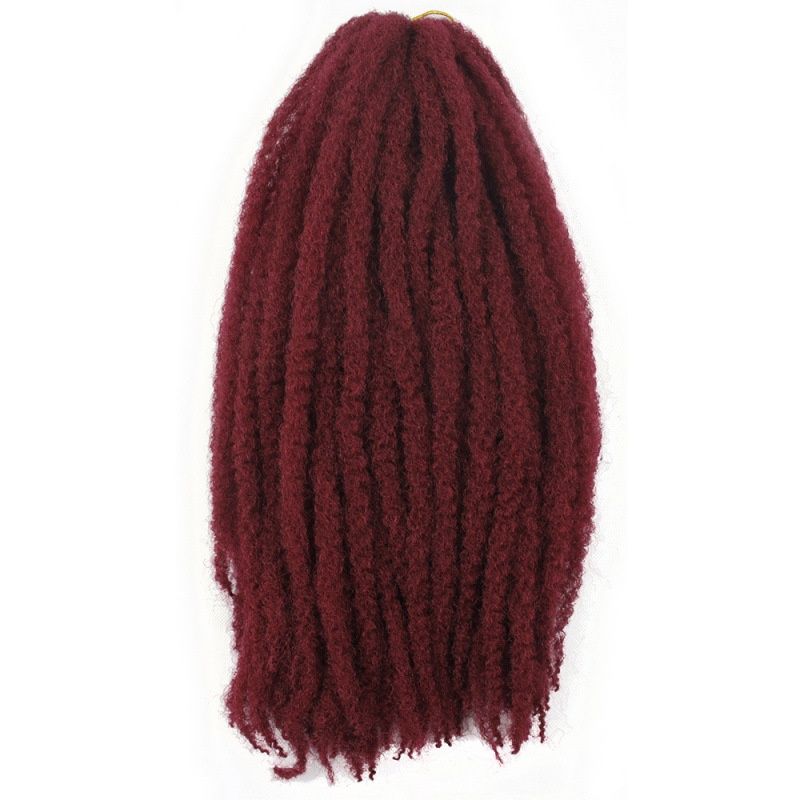 8 Strands 24-inch Marley African Braids Made of Heat Resistant Synthetic Fiber Crocheted With Twisted Hair Suitable for Festive Parties and Everyday Wear Perfect Gift for Women
