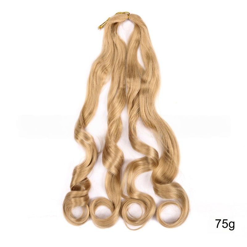 Women's Hair Extension Big Curly Braid Wig African Style Fashionable Big Wave Curly Braid Wig Synthetic Fiber Braid Halloween Christmas and Party Dressing Wig Perfect Women's Gift