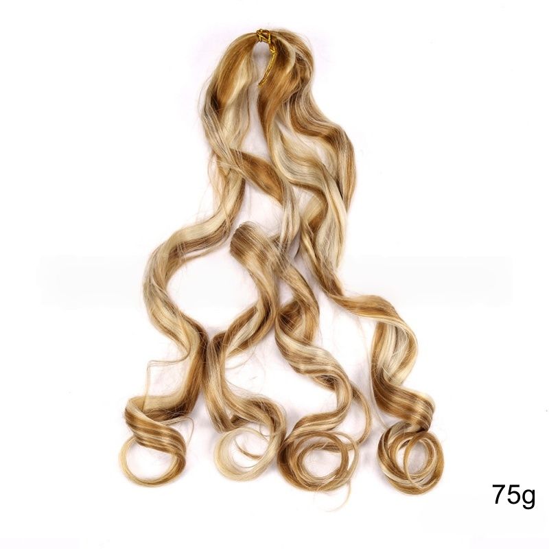 Women's Hair Extension Big Curly Braid Wig African Style Fashionable Big Wave Curly Braid Wig Synthetic Fiber Braid Halloween Christmas and Party Dressing Wig Perfect Women's Gift