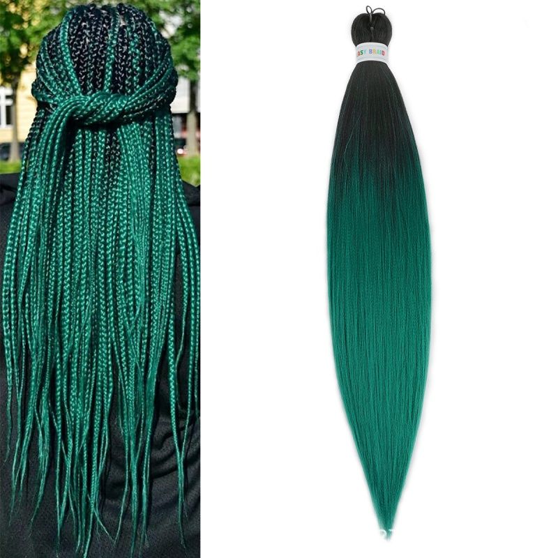 Women's Hair Extension Fluffy Braid Wig Color Gradient Fluffy Braid Wig Synthetic 26 Inches Long Straight Wig Rainbow Color Suitable for Halloween Christmas and Party Wear Perfect Gift for Women