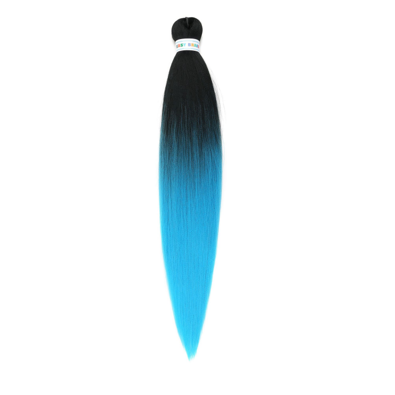 Women's Hair Extension Fluffy Braid Wig Color Gradient Fluffy Braid Wig Synthetic 26 Inches Long Straight Wig Rainbow Color Suitable for Halloween Christmas and Party Wear Perfect Gift for Women