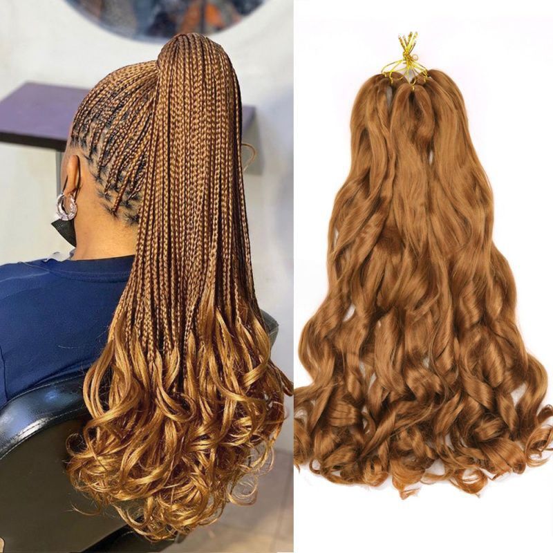 Women's Hair Extension Big Curly Braid Wig African Style Fashionable Big Wave Curly Braid Wig Synthetic Fiber Braid Halloween Christmas and Party Dressing Wig Perfect Women's Gift