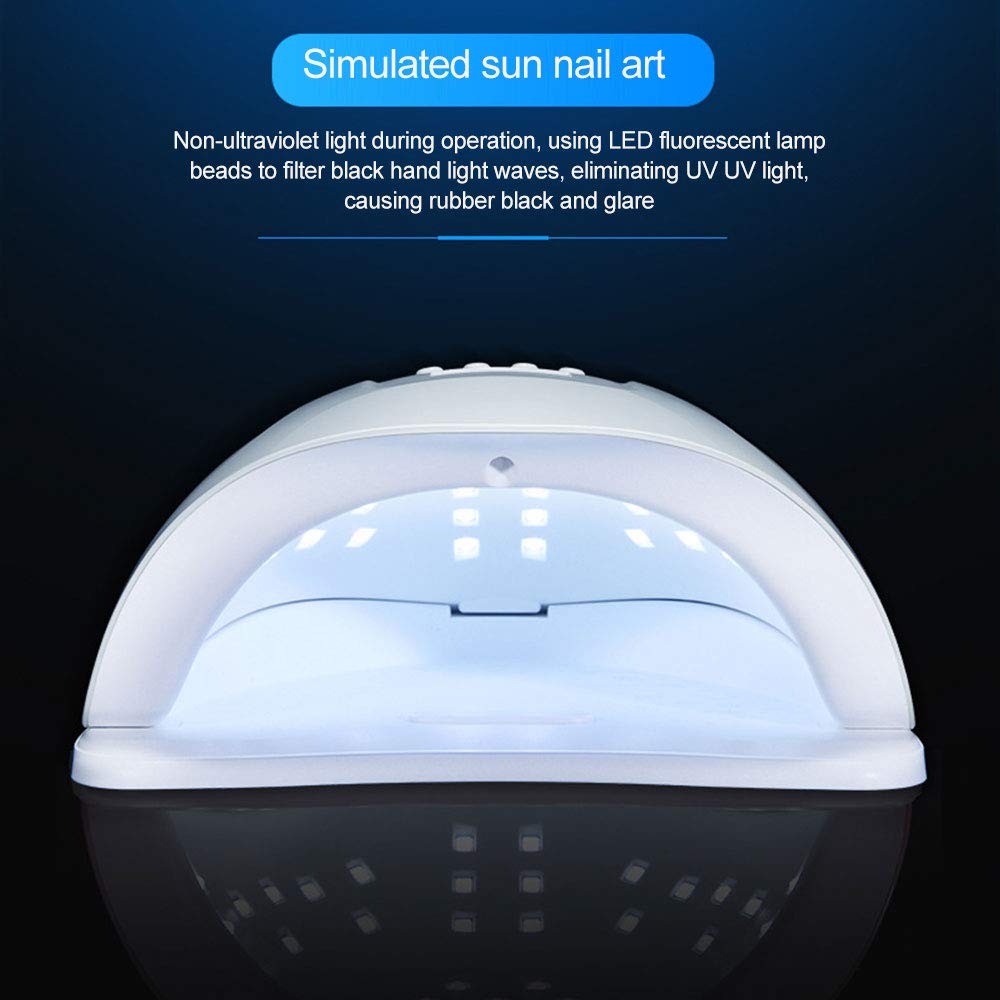 【Promotion】LED UV Nail Lamps 120W Nail Dryer Gel Nail Curing Lamp UV Light with 4 Timers 10/30/60/99S Auto Sensor LCD Display