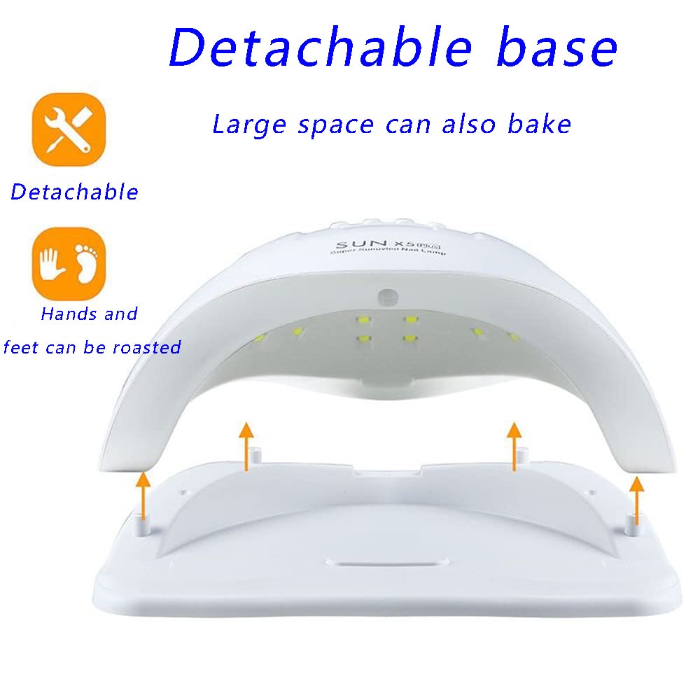 【Promotion】LED UV Nail Lamps 120W Nail Dryer Gel Nail Curing Lamp UV Light with 4 Timers 10/30/60/99S Auto Sensor LCD Display