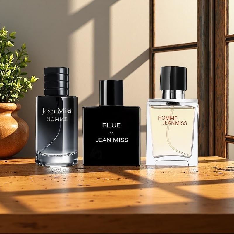 【Promotion】3 Pcs Men's Perfume Set Refreshing Long Lasting Light Scent Parfum Gift Set for Gentlemen - Fresh and Casual Fragance 30MLx3