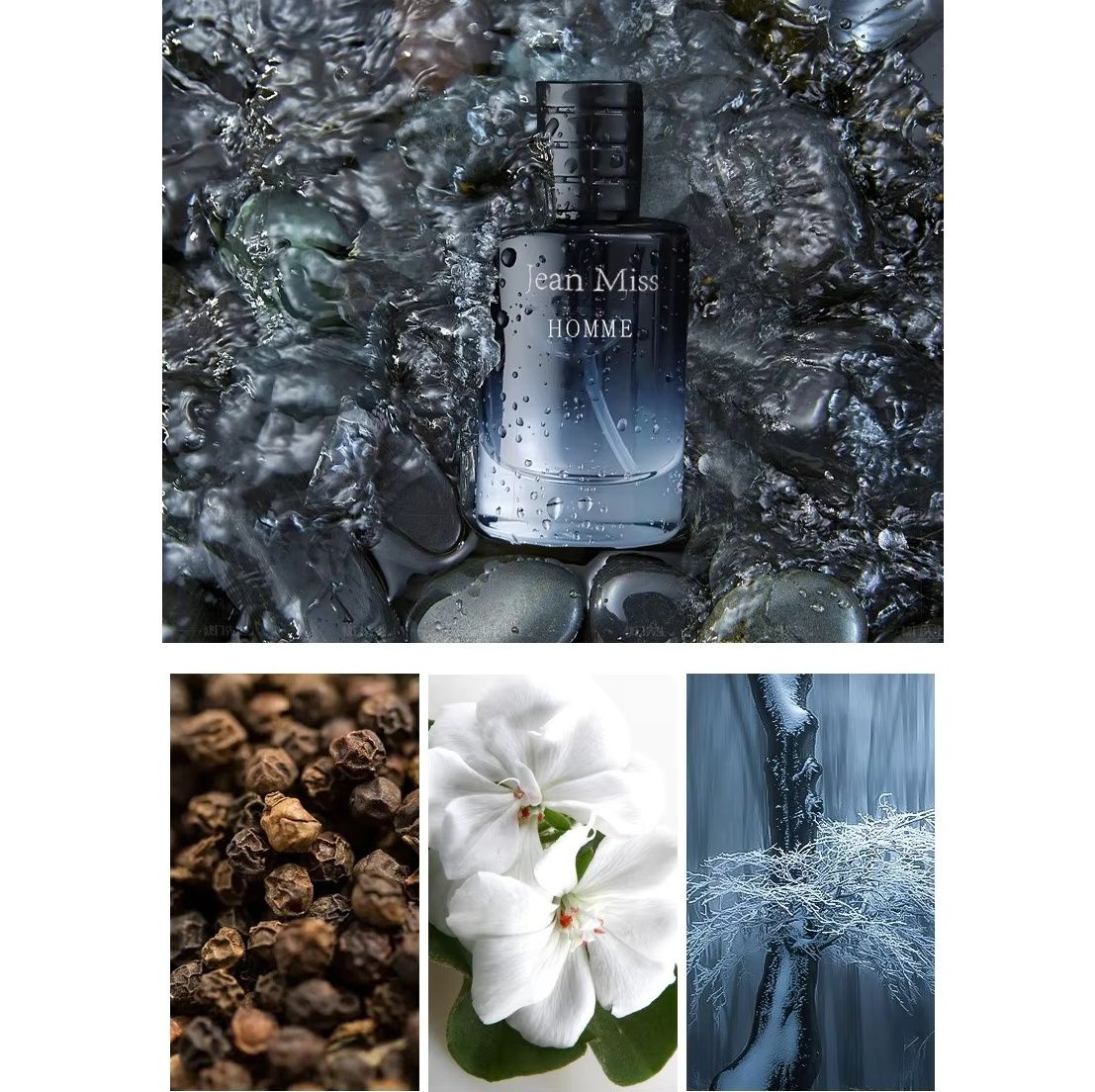 【Promotion】3 Pcs Men's Perfume Set Refreshing Long Lasting Light Scent Parfum Gift Set for Gentlemen - Fresh and Casual Fragance 30MLx3