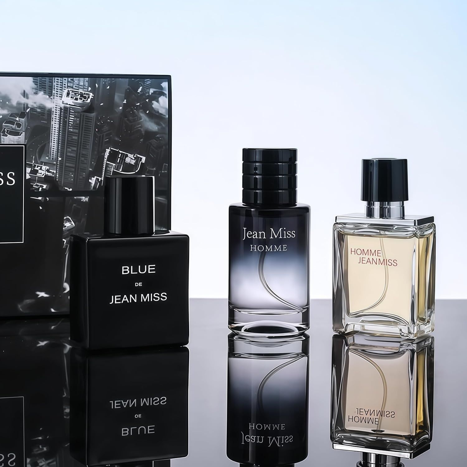 【Promotion】3 Pcs Men's Perfume Set Refreshing Long Lasting Light Scent Parfum Gift Set for Gentlemen - Fresh and Casual Fragance 30MLx3