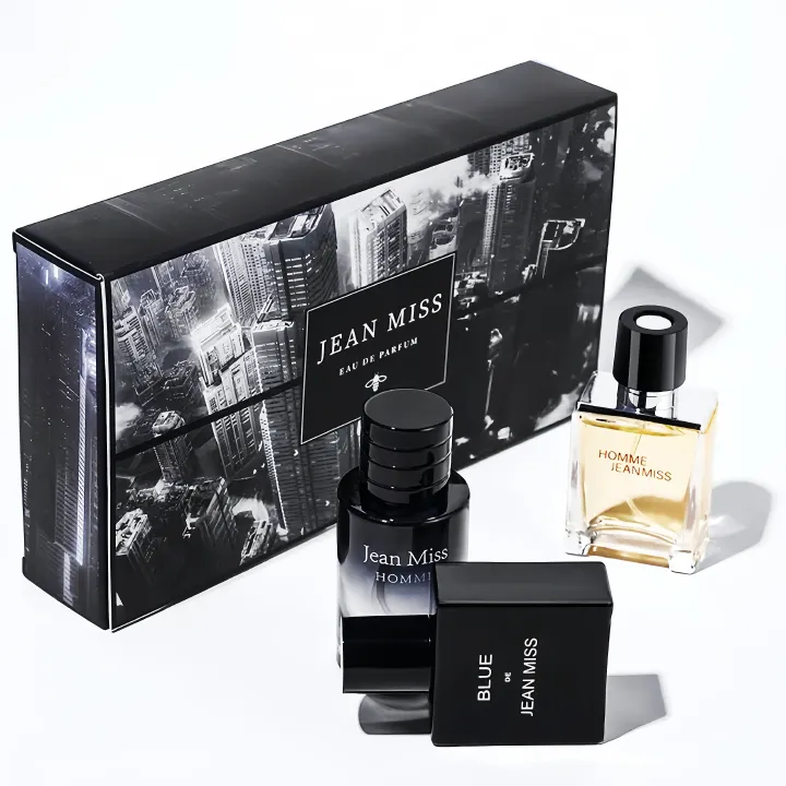 【Promotion】3 Pcs Men's Perfume Set Refreshing Long Lasting Light Scent Parfum Gift Set for Gentlemen - Fresh and Casual Fragance 30MLx3