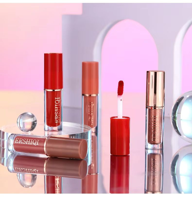 【Promotion】12Pcs Nude Matte Liquid Lipstick Set, Waterproof Long Lasting Non-Stick Cup 12 Colors Nude Lipstick 24 Hour Not Fade Matte Lipstick Professional Lip Gloss Makeup Gift Sets for Women