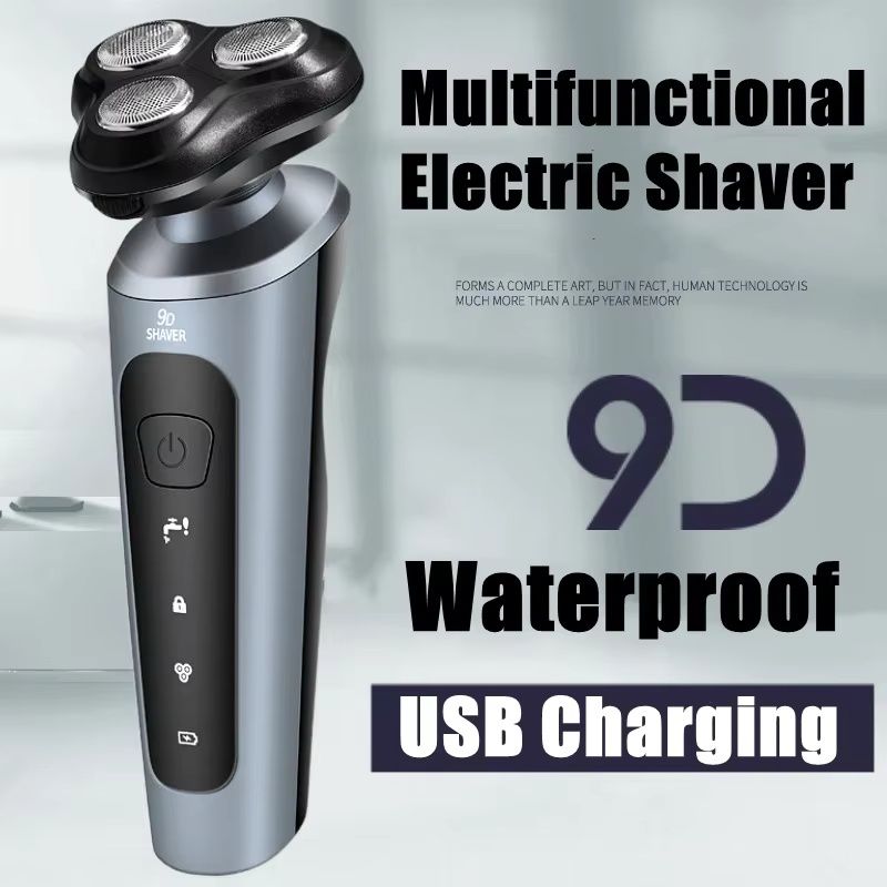 【Promotion】Electric Razor for Men, 4 In 1 Electric Shavers, Waterproof Wet/Dry Shaver for Men, Wireless Rechargeable Mens Shaver Electric Razor Grooming Kit