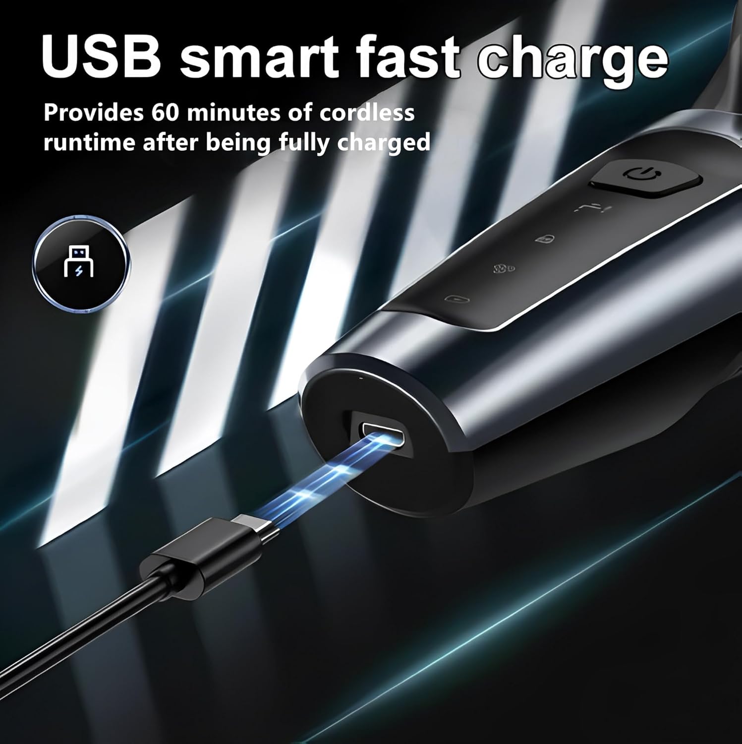 【Promotion】Electric Razor for Men, 4 In 1 Electric Shavers, Waterproof Wet/Dry Shaver for Men, Wireless Rechargeable Mens Shaver Electric Razor Grooming Kit