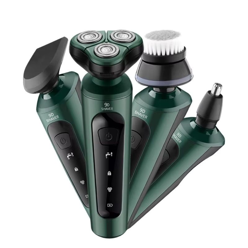 【Promotion】Electric Razor for Men, 4 In 1 Electric Shavers, Waterproof Wet/Dry Shaver for Men, Wireless Rechargeable Mens Shaver Electric Razor Grooming Kit
